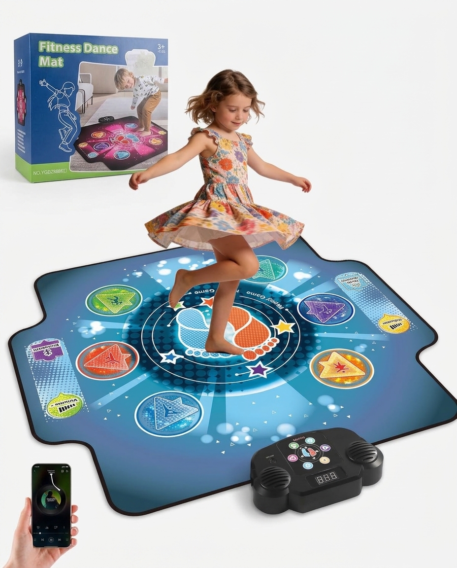 BulaBe Upgraded Bluetooth Dance Mat for Kids