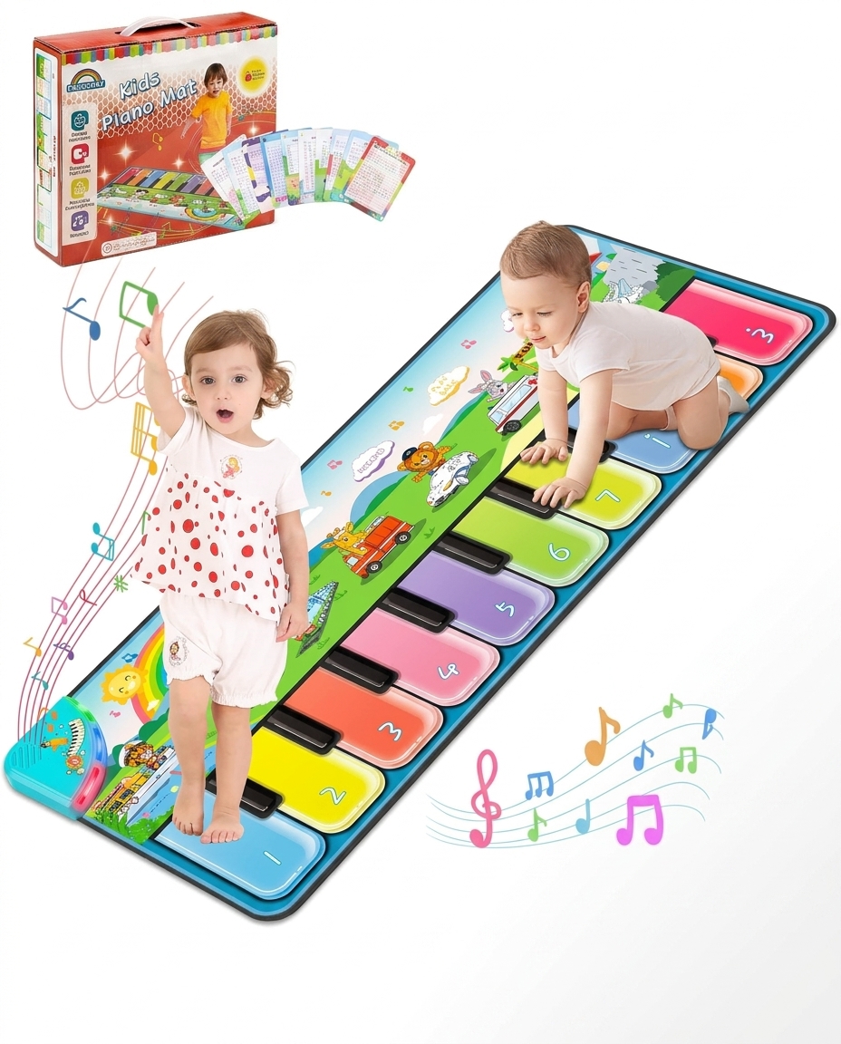 FUCEORUY Piano Mat Musical Toy for Toddlers