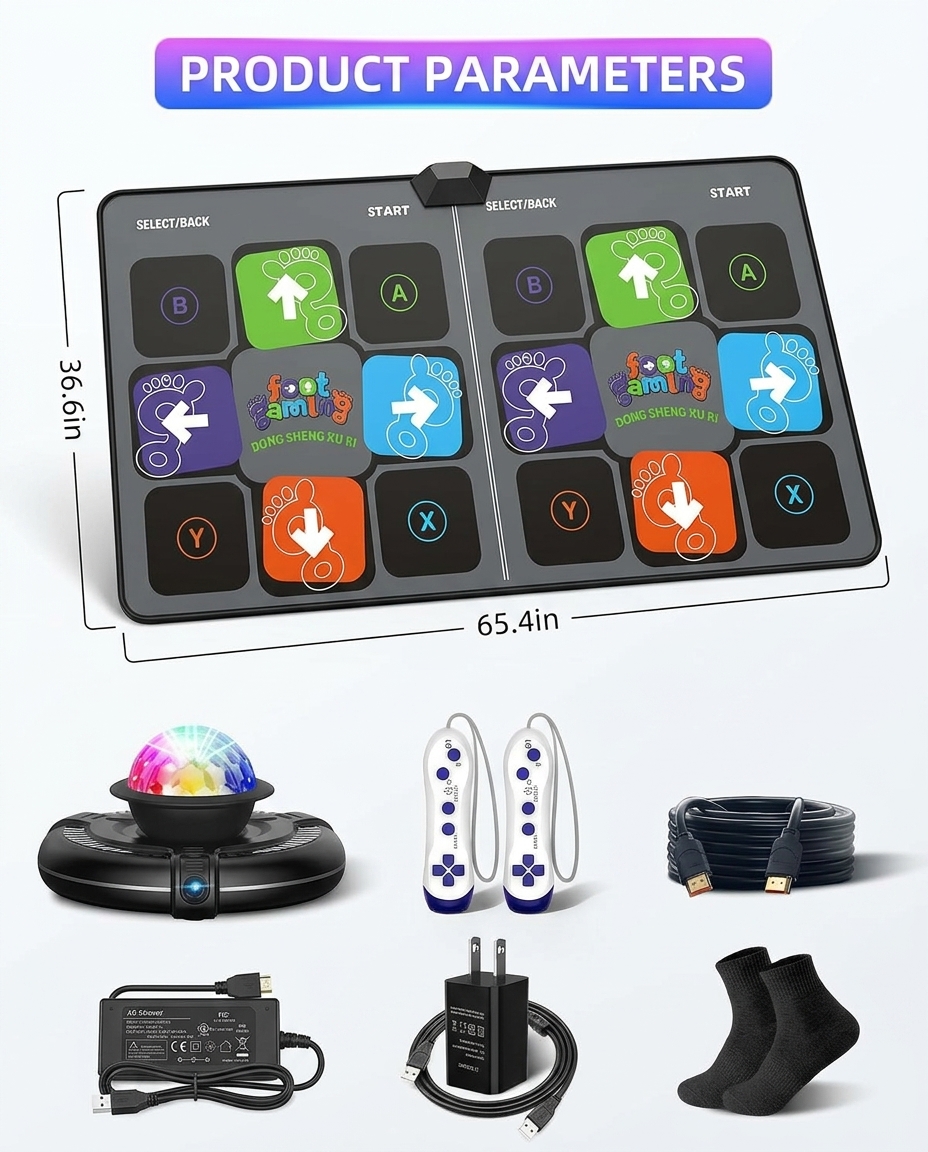FWFX Wireless Dance Mat for Kids & Adults