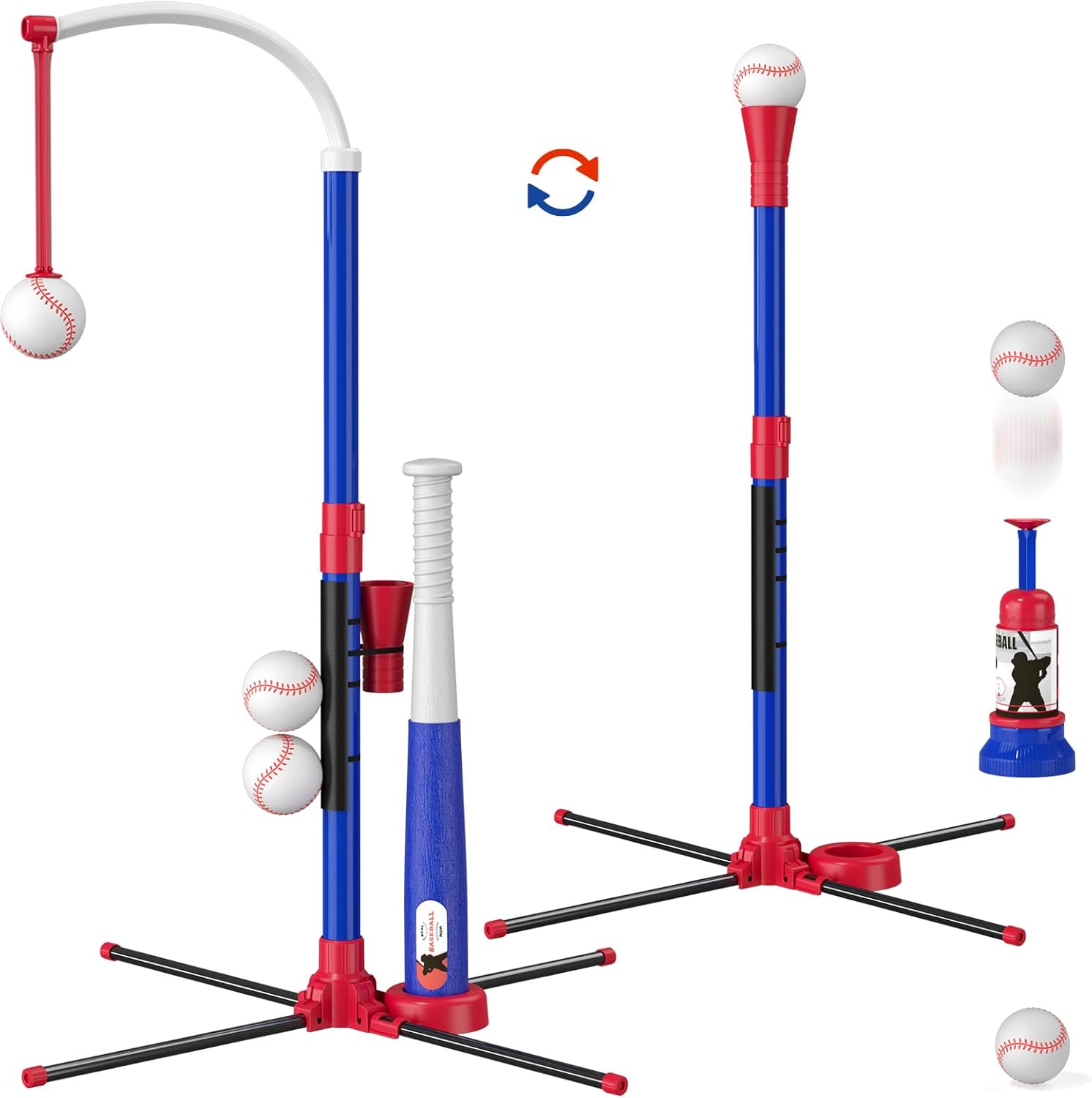 HYES 3-in-1 Baseball Set for Kids