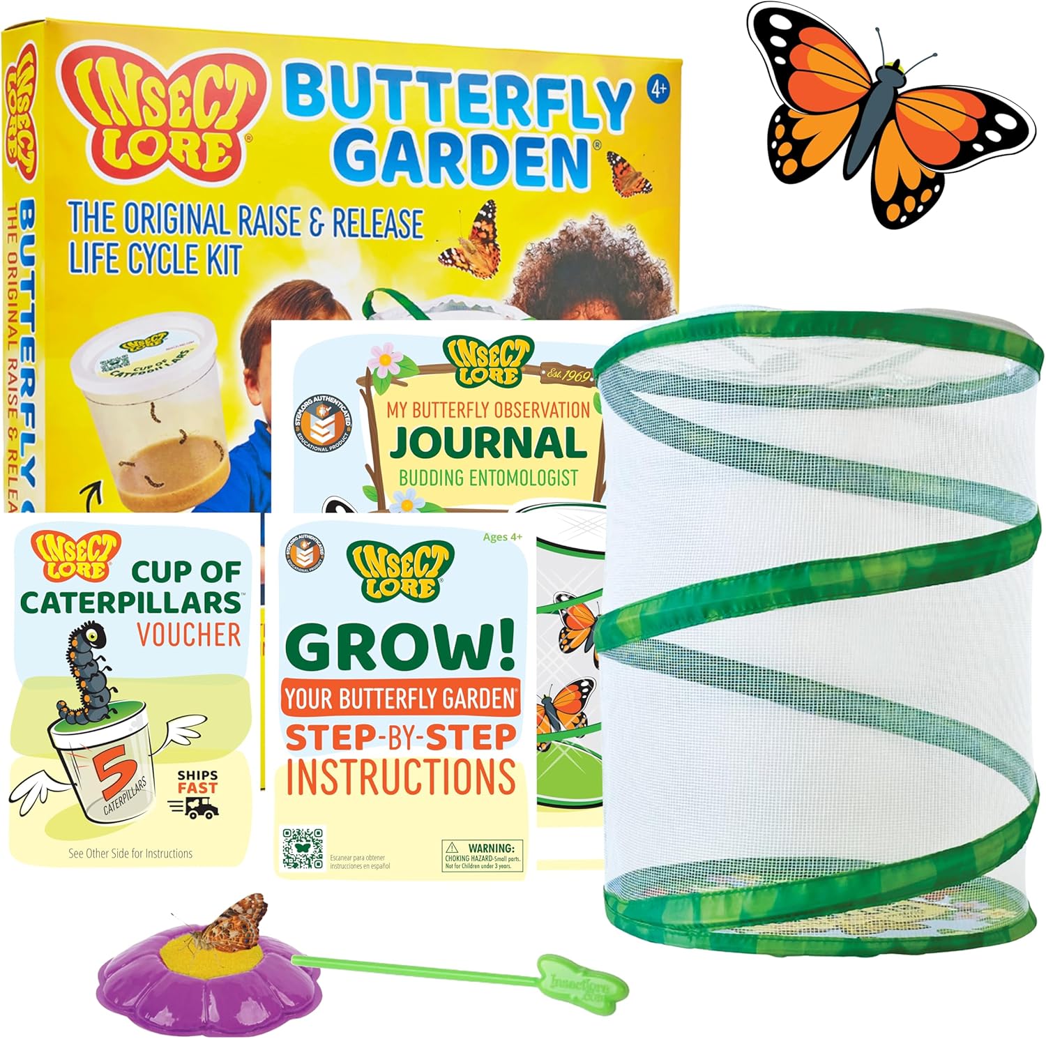 Insect Lore Raise and Release Butterfly Garden Kit