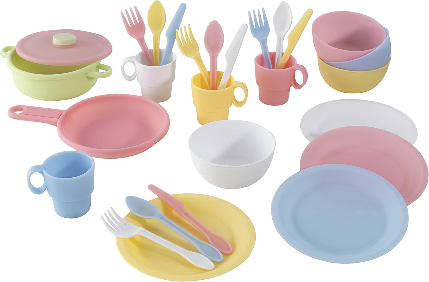 KidKraft 27-Piece Pastel Cookware Set