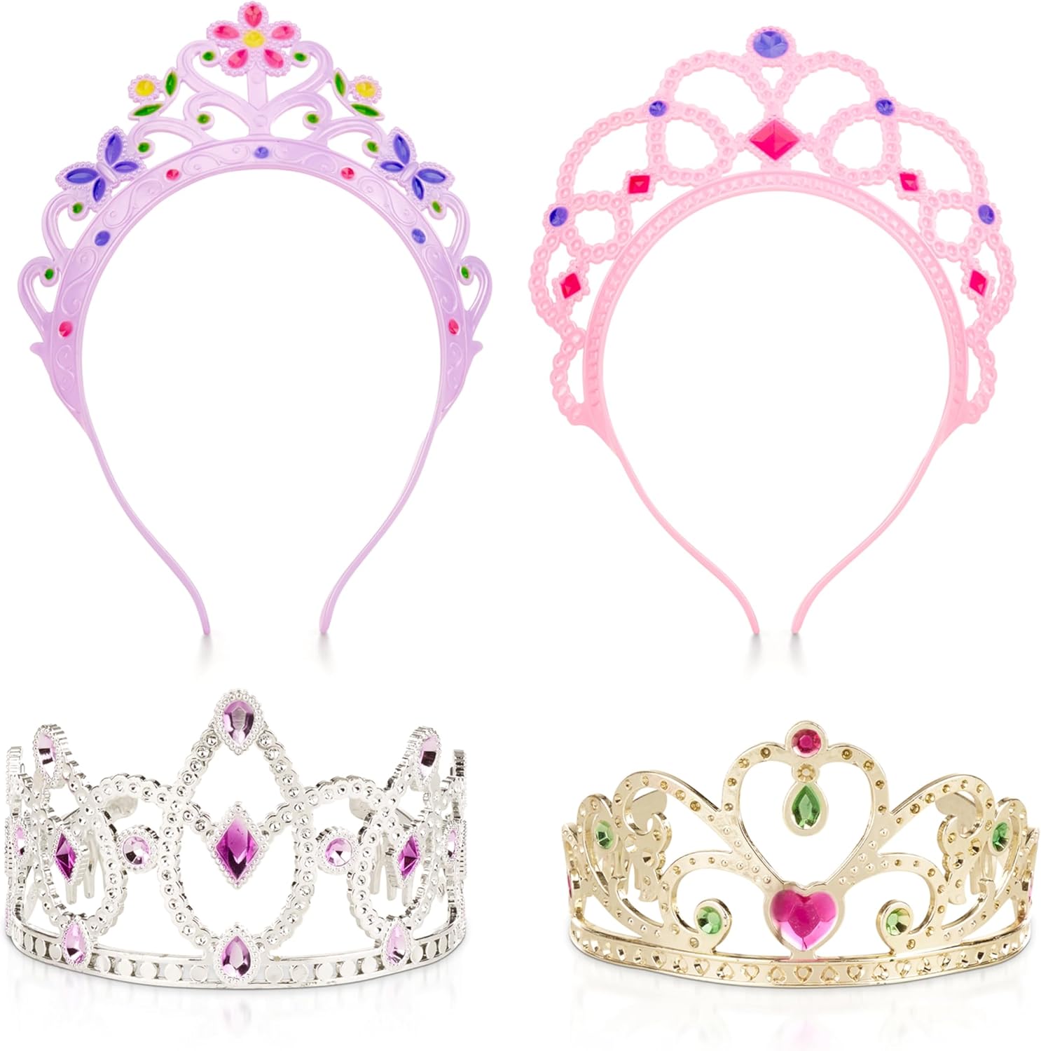 Melissa & Doug Dress-Up Tiaras Play Set