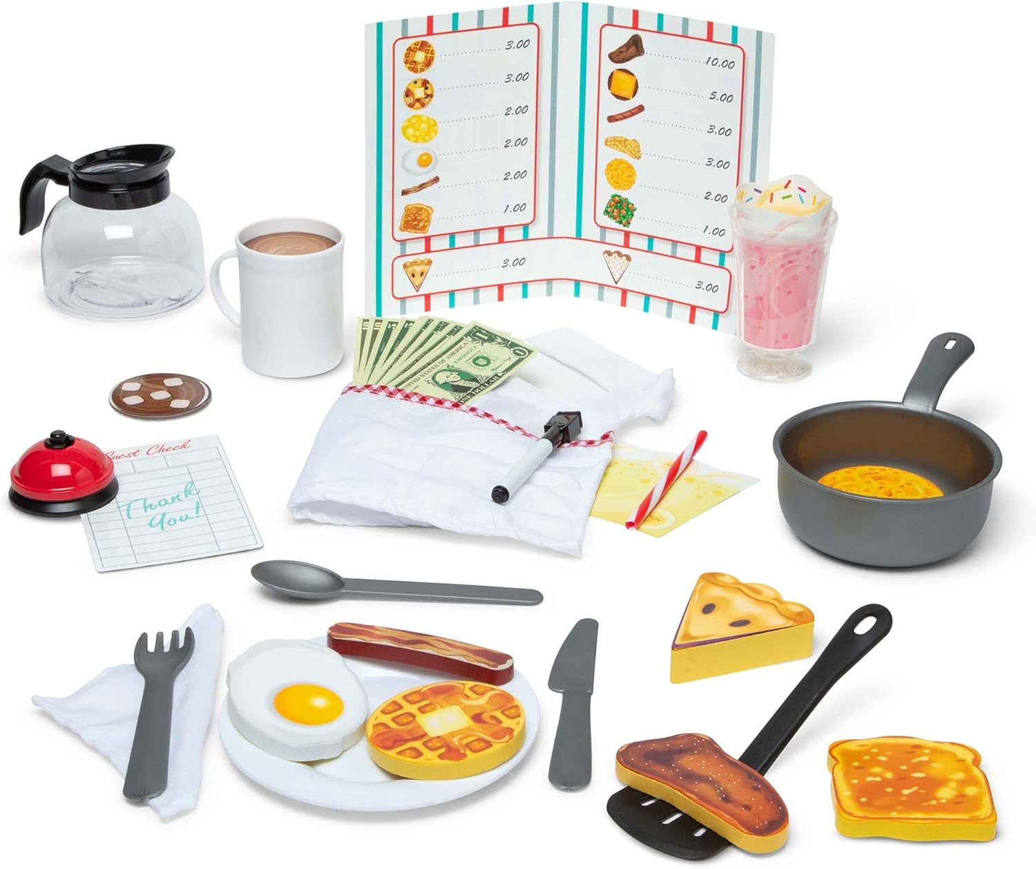 Melissa & Doug Star Diner Restaurant 41-Piece Play Set