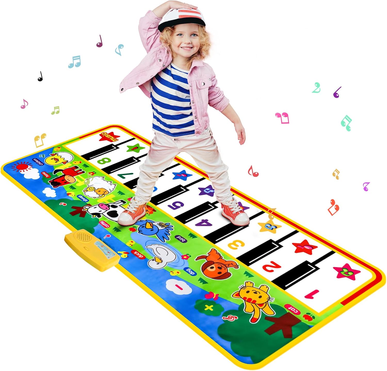 Piano Mat 53" Musical Dance Mat for Kids