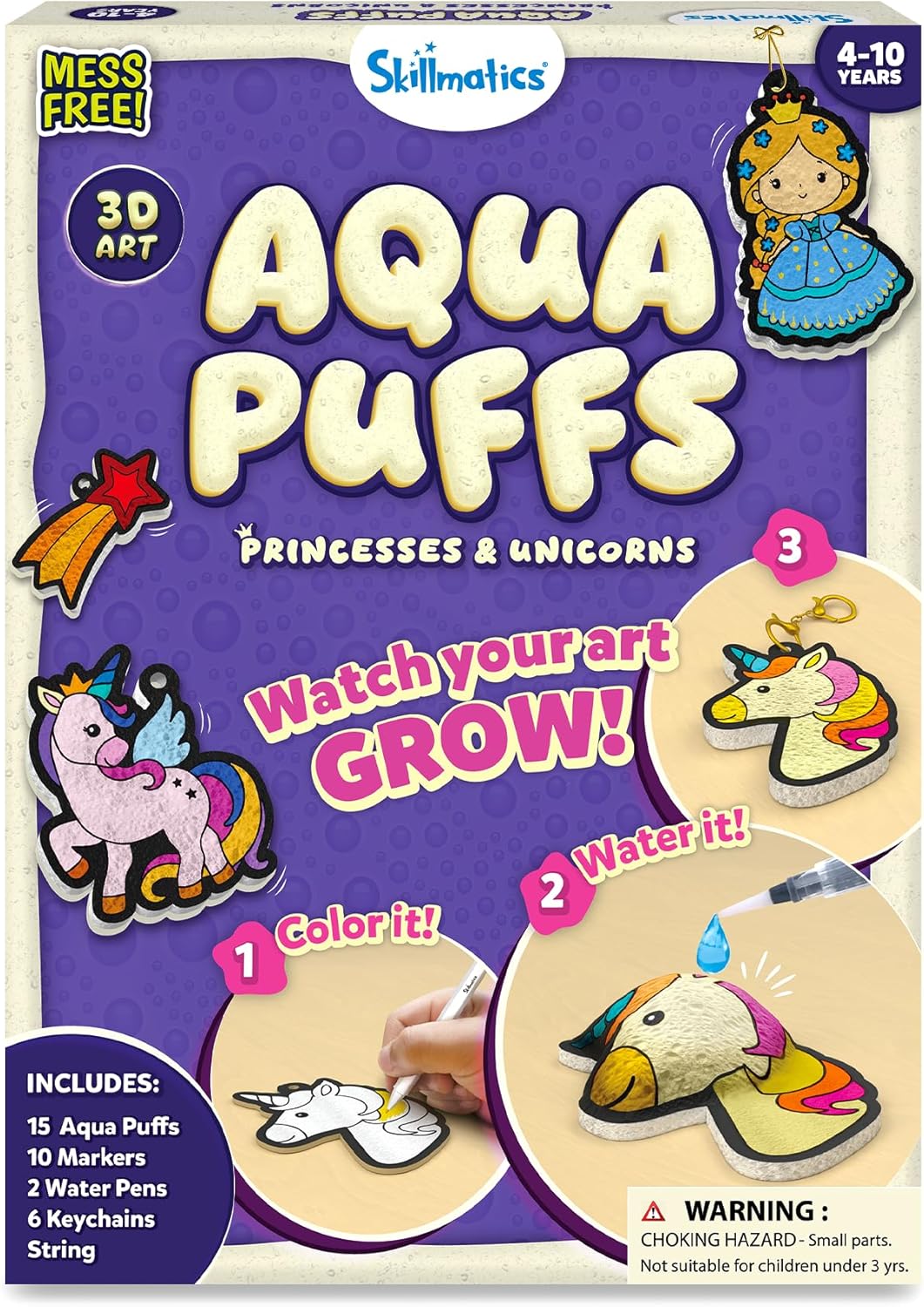 Skillmatics Aqua Puffs 3D Art Kit